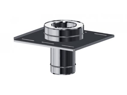 Pata nástavce pro tříplášťový izolovaný komín - průměr 130/225 mm - kouřovod