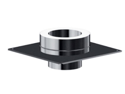 Přechod pro tříplášťový nerezový izolovaný komín na šamot - průměr 200 mm - kouřovod