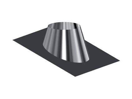 Nerezový prostup komína střechou s úhlem 35-50° - průměr 350 mm - kouřovod