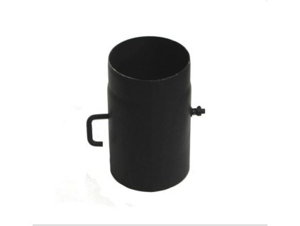 Ocelová komínová klapka s táhlem - průměr 160 mm, tloušťka stěny trubky 2 mm, kouřovod - silnostěnný