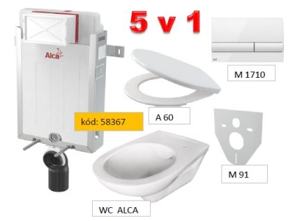 WC SET A115 RENOVMODUL 5v1 M1710+M91+A60+P169/dávkovač