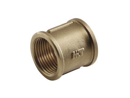 Mosadzný nátrubok - 1/2" FF - s vnútorným závitom
