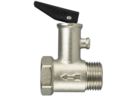 Ventil pojistný 1/2" MF k boileru 9 bar mini, poniklovaný