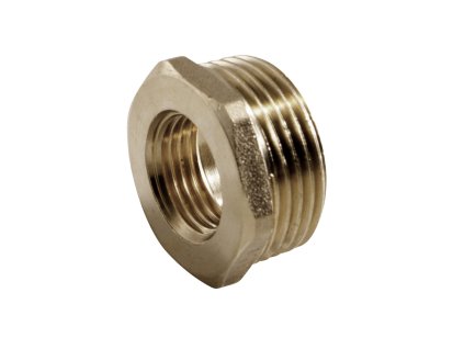 Mosazná redukce - 1"x3/4" MF - s vnějším a vnitřním závitem