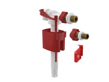 Napúšťací ventil WC A160 1/2"+3/8" bočný - kovový závit UNI