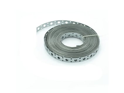 Tasma perforowana 25x08mm 25 mb stosowna do podwieszania rur spiralnych oraz skrzynek rozpreznych