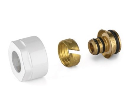 Svorné šroubení RVP-C 16/12x3/4" BÍLÁ BARVA