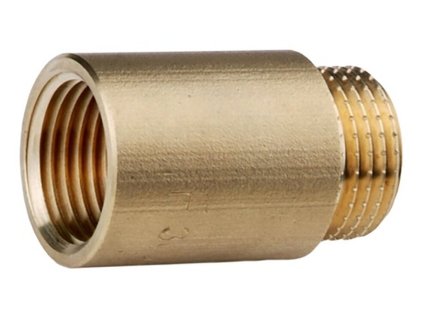 Predĺženie MF 1/2" x 20mm - mosadz (1x vnútorný a 1x vonkajší závit)