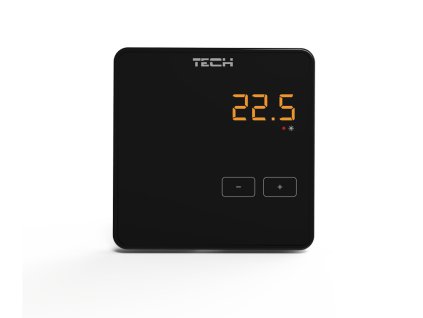 Priestorový senzor EU-R-8 b (bezdrôtový, batérie, LCD, pre lištu EU-L-8) - čierny