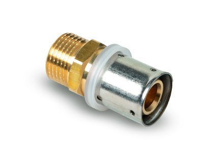 PEX / Multipex lisovací DG přechod na závit - 16x1/2" TH - vsuvka - vnější závit