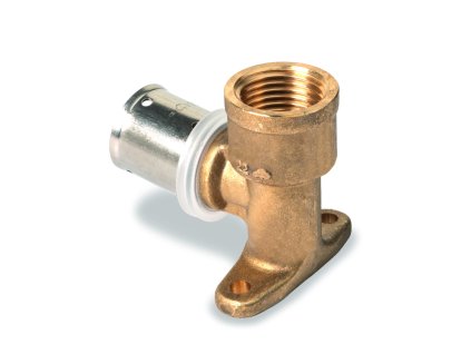 PEX / Multipex lisovací nástěnné koleno / nástěnka - 26x3/4" TH - vnitřní závit