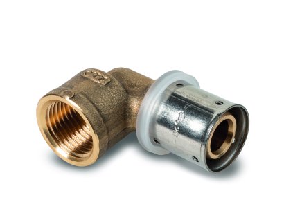 PEX / Multipex lisovací koleno s přechodem na závit 90° - 26x3/4" TH - vnitřní závit