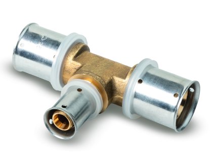 PEX lisovací redukovaný T-kus - 40x32x32 PFTHK INT