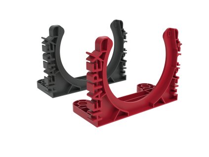 Příchytka rekuperačního flexibilního potrubí šedá 63 mm (10 ks)