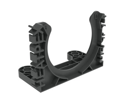 Příchytka rekuperačního flexibilního potrubí šedá 75 mm (10 ks)