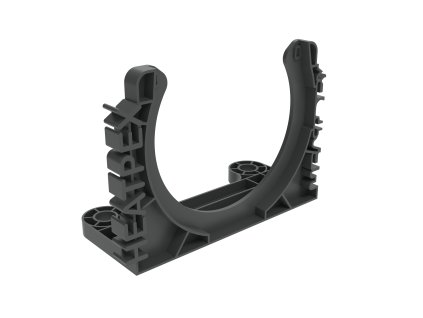 Příchytka rekuperačního flexibilního potrubí šedá 90 mm (10 ks)