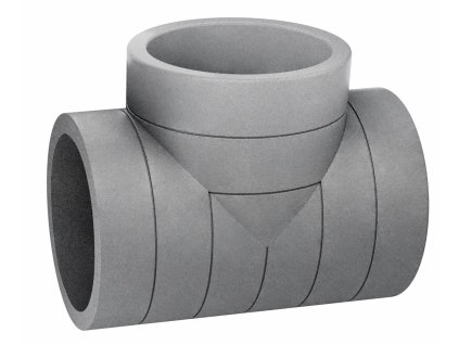 Izolovaný rekuperační EPS T-kus 200mm