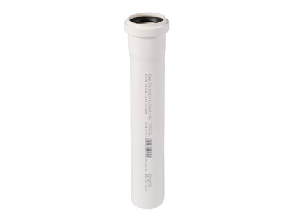 HT odpadová rúra s hrdlom DN 32 - HTEM - dĺžka 150 mm - biela