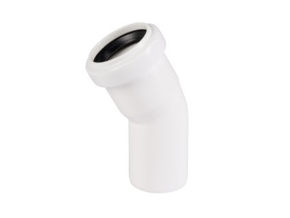 HT odpadní/kanalizační koleno DN 40 - úhel 30° - HTB - bílé
