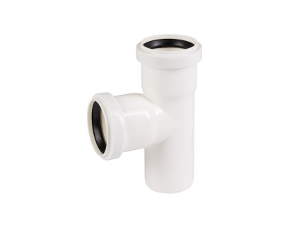 HT odpadní/kanalizační odbočka DN 40/40 - úhel 87° - HTEA - bílá