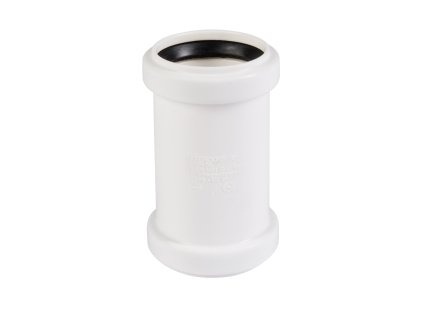 HT odpadový nátrubok (presuvka) DN 40 - dĺžka 103 mm - HTU - biely