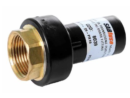 PE DG elektropřechod (elektrofúzní spojka) s vnějším závitem PE100 / PN16 / SDR11 - 63x2"