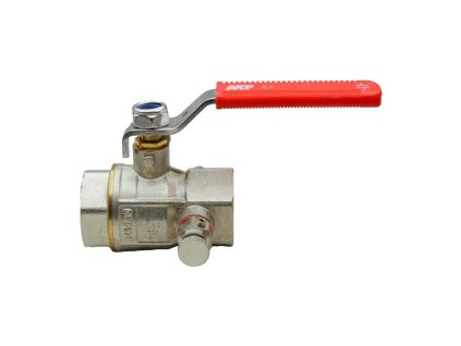 PR429BI2143 4099 Valvula Esfera H H PN25 Doble Toma Con Purga Y Palanca de Acero SZ4