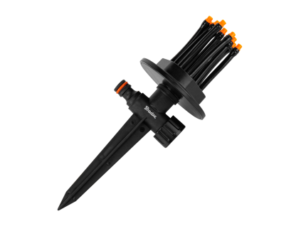 Bradas statický postrekovač HYDRA s hrotom, 12-ramenný