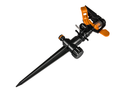 Impulzný postrekovač BLACK LINE s hrotom, plastový