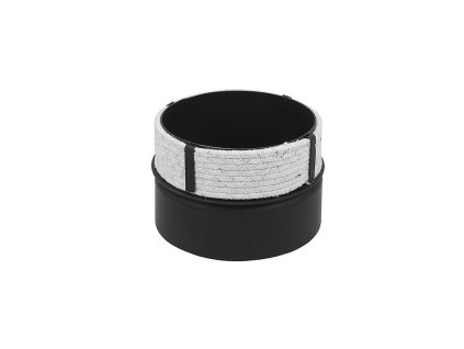 Oceľová komínová redukcia s tesniacim povrazcom 160 / 180 mm, hrúbka steny rúry 2 mm, dymovod - hrubostenný