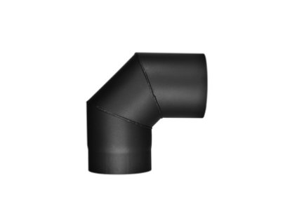 Oceľové komínové koleno - priemer 150 mm, uhol 90°, hrúbka steny rúry 2 mm, dymovod - hrubostenný