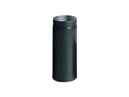 Oceľová komínová rúra - priemer 130 mm, dĺžka 500 mm (0,5 m), hrúbka steny rúry 2 mm, dymovod - hrubostenný