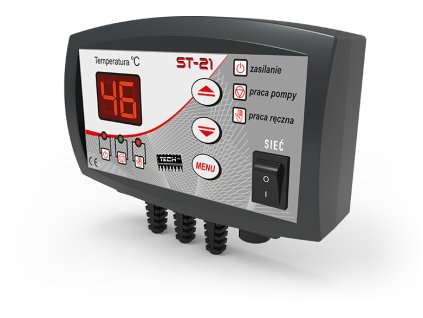 TECH EU-21R - Regulátor pre obehové čerpadlo ústredného kúrenia so snímačom teploty, beznapäťovým výstupom a funkciami ANTISTOP a ANTIFREEZE  + Garancia ceny: Niekto ponúka tento produkt lacnejšie? Máme pre Vás zľavu!