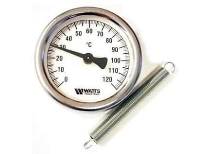Teploměr příložný 63mm s objímkou ​​0-120°C
