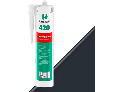 Kamnářský spárovací akrylový tmel Ramsauer KACHELOFEN 420 (Barva: 6 tmavěmodrá) vysokoteplotní akryl - 310ml