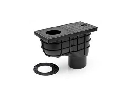 MCH-325E Kanálová vpusť D110 STANDARD / lapač střešních naplavenin