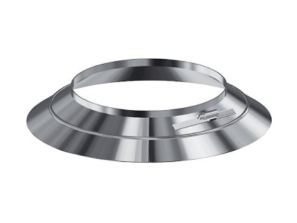 Nerezová komínová protideštová manžeta - průměr 140 mm, kouřovod - jednoplášť