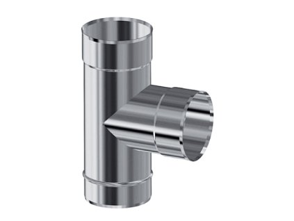 Nerezový sopúch 90° - priemer 250 mm, dymovod - jednoplášť
