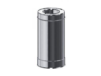 Trojplášťová izolovaná komínová rúra - priemer 200/300 mm, dĺžka 250 mm ( 0,25 m ) - dymovod