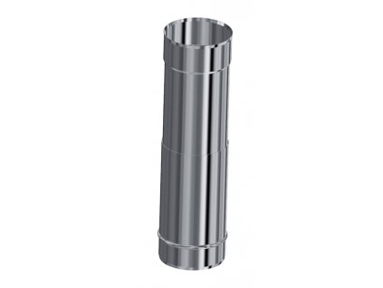 Nerezová komínová rúra nastaviteľná - priemer 180 mm, dĺžka 2x250 mm (2x0,25m), dymovod - jednoplášť