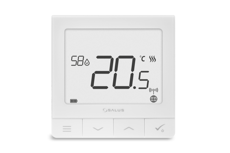 Bezdrôtový digitálny izbový termostat SQ610RF