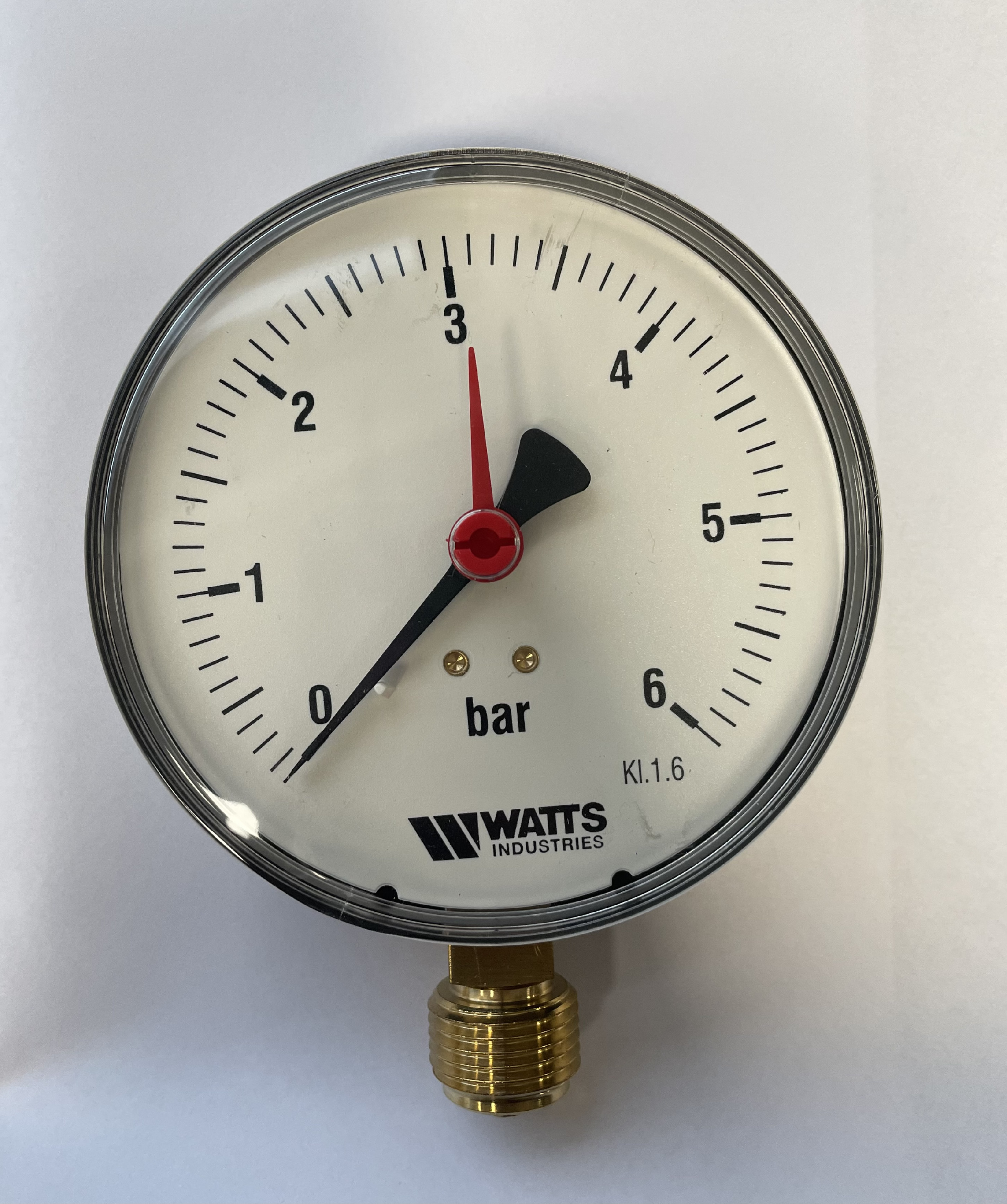 MDR100/4 Manometer 100mm, 0-6 bar spodný 1/2"