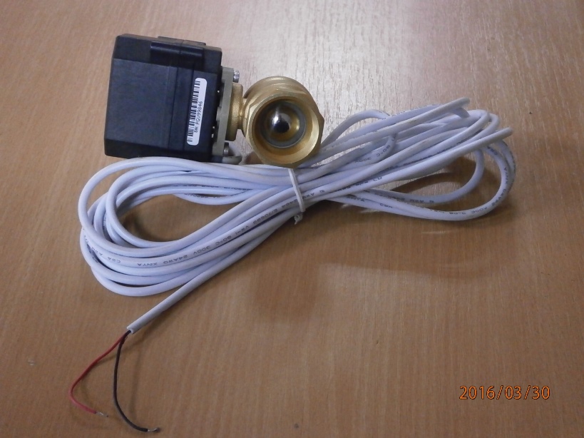 Ventil s pohonom DN20 3/4"+ 5m / 9-24V 2x vodič