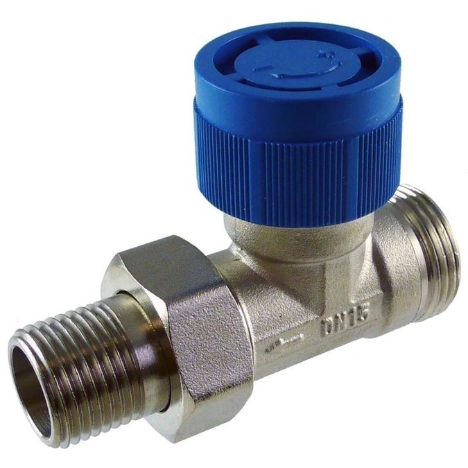 Termostatický ventil radiátorový - priamy 1/2" Eurokónus 3/4"