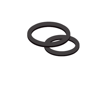 Sada tesnenia flexi hadičiek 1/2"x3/8" k roh. vent. - 2+2ks