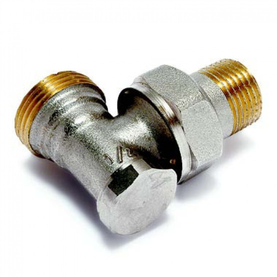 Ventil uzatvárací spiatočkový - rohový 1/2" Eurokonus 3/4"