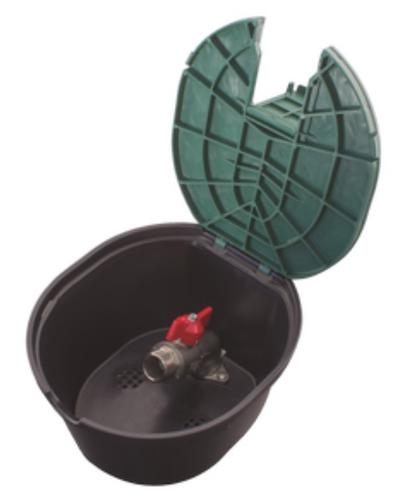 Ventilová šachta s guľ. ventilom 3/4"F, oval, RAIN PZCR RN15
