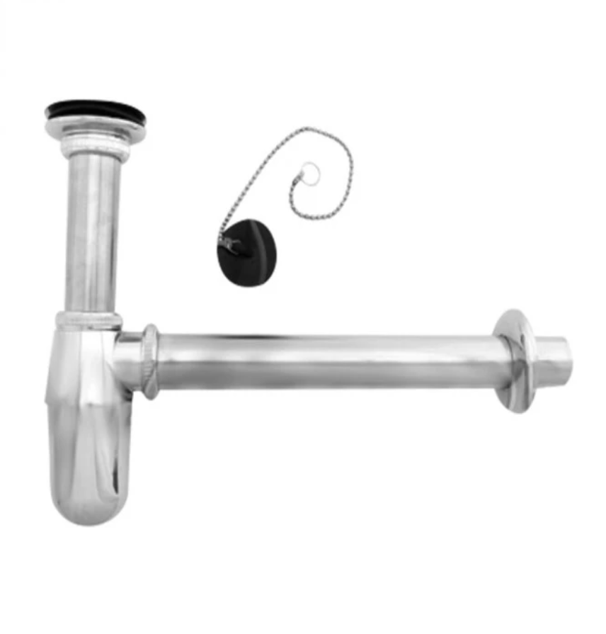 Sifón chrómový so zátkou 5/4"