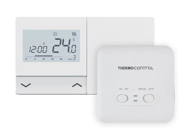 Bezdrôtový týždenný termostat TC910RF, 0-230V, 0,2°C, 16A, 868MHz