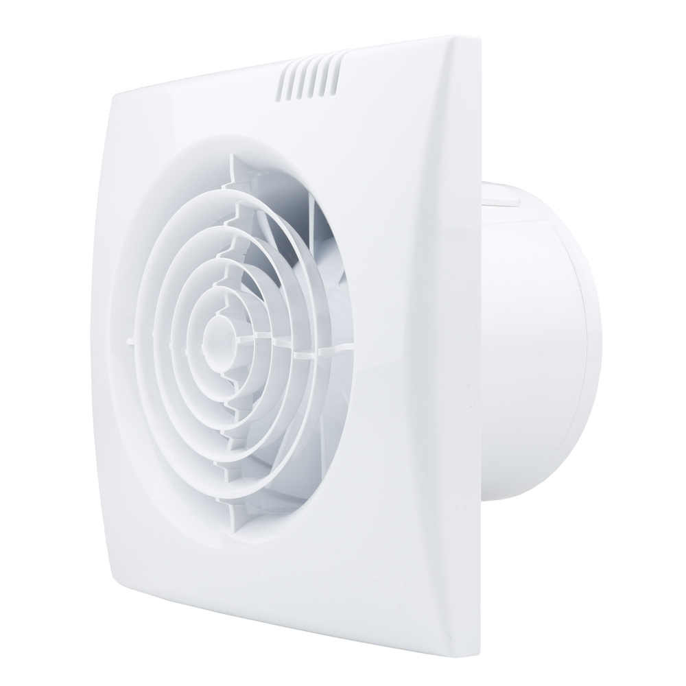 Axiálny ventilátor 125 NOMIA ZW, tichý so spätnou klapkou, čas. spínač, čidlo vlhkosti